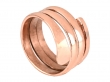 Pure Copper Multi Spiral Ring