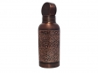 Pure Copper Water Bottle Beautiful Floral Pattern For Ayurveda Health Benefits 600 Ml Capacity