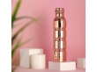 Hammered Pure Copper Water Bottle Seamless 1000 Ml Capacity