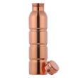 Pure Copper Water Bottle Seamless Plain 1000 Ml Capacity
