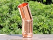 Set of Two Plain Copper Tumblers for Drinking Water