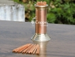 Copper and Brass Finish Toothpick Holder