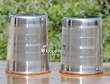 Copper and Stainless Steel Tumbler Set of Two