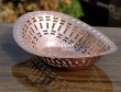 Hand Crafted Copper Hammered Chapati Holder Basket