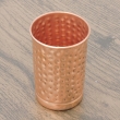 Hammered Copper Tumbler Made of Pure Copper for Storing and Drinking Water