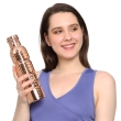 Hammered Pure Copper Water Bottle Seamless 1000 Ml Capacity
