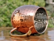 Hammered Stainless Steel Moscow Mule Mug with Copper Plated Exterior