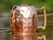 Handmade Pure Solid Copper Vodka Hammered Mug