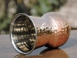 Mughlai Style Hammered Copper and Steel Tumbler