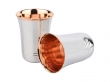 Premium Stainless Steel Tumblers with Copper Rim - Set of 2