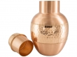 Pure Copper Bedside Water Carafe with Tumbler Eco Friendly Reaping Ayurvedic Benefits Capacity 1.8 Liter