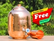 Pure Copper Four and Half Liter Joint Free Water Dispenser With Tap