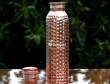 Pure Copper Hammered Bottle for Keeping Water Fresh and Cool