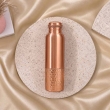 Pure Copper Water Bottle Plain and Hammered 1000 Ml Capacity For Ayurveda Health Benefits