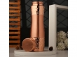Pure Copper Water Bottle Wide Mouth 1000 Ml Capacity Plain