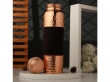Pure Copper Water Bottle for Ayurvedic Health Benefits 1000 Ml Color Pattern