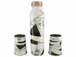 Pure Copper Water Bottle with 2 Tumblers Set Reaping Ayurvedic Benefits with GIFT PACKAGING