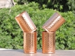 Set of Four Hand Hammered Copper Tumblers 