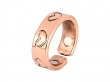 Copper Heart Design Magnetic Ring -Open Adjustable
