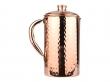Hammered Copper Pitcher With 4 Tumblers  Ayurveda Health Set