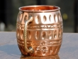 Hammered Pure Copper Barrel Moscow Mule Mug