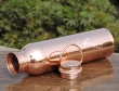 Plain Copper Water Bottle with Carrying Handle