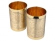 Pure Brass Straight Glass Decorative Tumbler for Serving Water