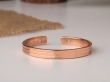 Pure Copper Grooved Lines Bracelet