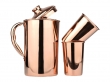 Pure Copper Pitcher  2 Tumblers Set  Glossy Finish for Ayurveda