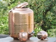 Pure Copper Sixteen Liter Water Dispenser-Get Free Set of 2 Copper Mug 