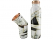 Pure Copper Water Bottle with 2 Tumblers Set Reaping Ayurvedic Benefits with GIFT PACKAGING