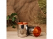 Set Of Two Copper and Stainless Steel Tumbler