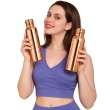 Set of Pure Copper Bottles 1000 ML Capacity