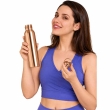 Set of Pure Copper Water Bottle with Handle 600 ML Capacity
