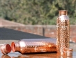 Set of Two Hammered Water Bottles for Carrying and Storing Drinking Water