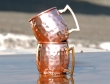 Set of Two Hand Hammered Copper Mini Mugs