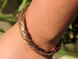 Brass and Copper Magnetic Bracelet to Treat Arthritis