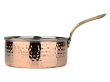 Hammered Copper Sauce Pan with Stainless Steel With Helper Handle