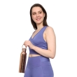 Hammered Copper Water Bottle with Carrying Handle