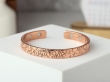 Hammered Crackle Copper Magnetic Bracelet