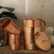 New Pattern Hammered Jug And Hammered Tumbler Set