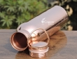 Plain Copper Water Bottle with Carrying Handle