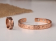Pure Copper Flower Engraved Magnetic Set