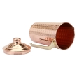 Pure Copper Hammered Style Jug With Brass Handle