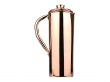 Pure Copper Jug 1L Plain Ideal for Ayurveda Health
