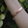 Pure Copper Magnetic Hammered Bracelet with Six Magnets