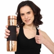 Pure Copper Water Bottle Wide Mouth 1000 Ml Capacity Dark Cherry