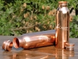 Set of Two Copper Water Bottles for Ayurvedic Benefits