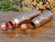 Set of Two Hammered Water Bottles for Carrying and Storing Drinking Water