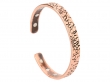 Hammered Crackle Copper Magnetic Bracelet